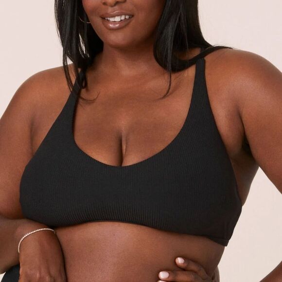 Andie Other - Andies swim Valencia Top ribbed black XXL